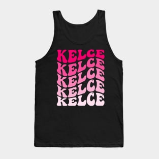 Vintage Kelce First Name Boy Kids Personalized Girl 70's Tank Top